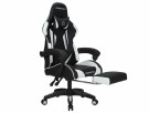 Greencom GUNGNIR Arctic White Gamingstol G-Hybrid Leather thumbnail