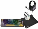 Yggdrasil 4-in-1 Gaming Bundle - Fury X Gaming Mus, XLR8 Musematte, Yggdrasil X Headset, Apex6 Mekanisk Tastatur thumbnail