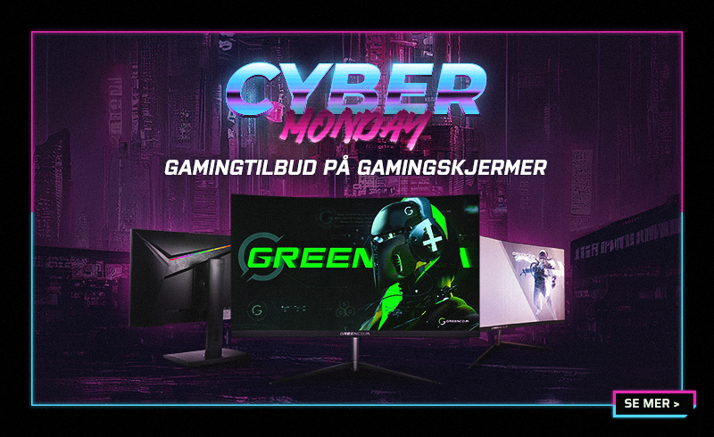 Greencom gamingskjermer