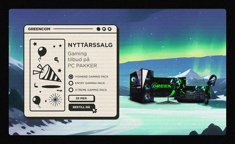 Greencom Gaming PC Pakker